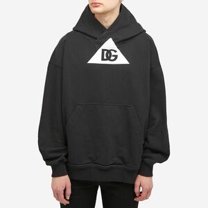 Dolce & Gabbana Black and White Logo Hoodie